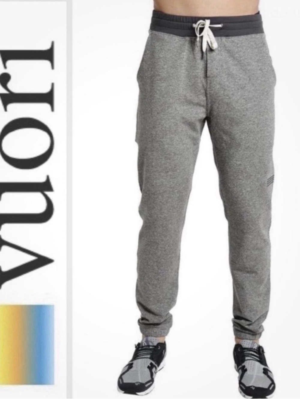 Vuori Men's Sz Medium Balboa Jogger Sweatpants Grey